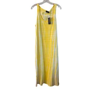 Polo Ralph Lauren Women’s Jersey Maxi Dress Tie Dye Yellow Size XL New